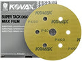 MaxFilm Ultra Premium 6 inch Sanding Discs, P400, 7 Holes, Hook & Loop, 521-0400, 50 discs