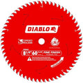Diablo Fine Finish Saw Blade - 8-1/4 in Diameter, 60 ATB Teeth