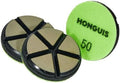 3" Ceramic Concrete Polishing Pads, 50 Grit, 3-Pack Hybrid Bond