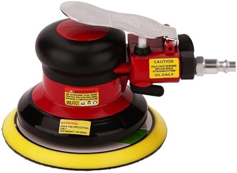 Professional Air Random Orbital Palm Sander, Dual Action Pneumatic Sander, Low Vibration, Heavy Duty