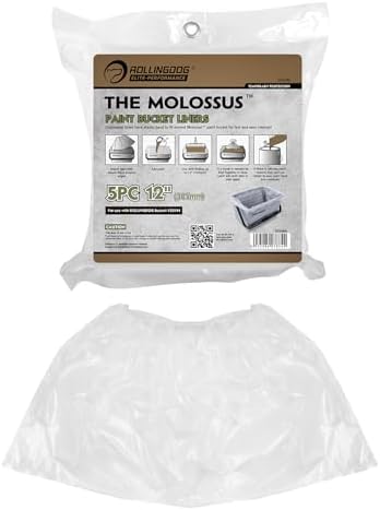 ROLLINGDOG 5PC 12" Paint Bucket Liners