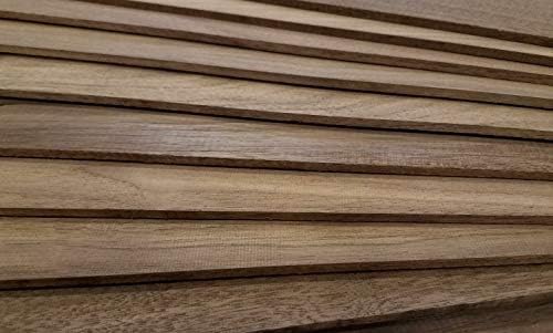Barrington Hardwoods Walnut Thin Sawn Lumber Board Blank - 1/8" x 3" x 18" (10)