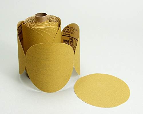 3M Stikit Gold Disc Roll 236U, 01194, 5 in, P180 Grade, 75 Discs Per Roll