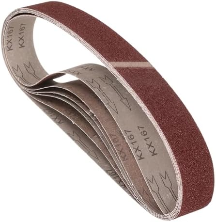 6 Pcs Sanding Belts 2 x 36 Inch 40 Grit Aluminum Oxide