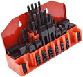 findmall 58 Pcs Pro-Series 7/16" T-Slot 3/8"-16 Stud Clamping Kit Hardened Hold Down Clamping Kit Fit for Bridgeport Mill