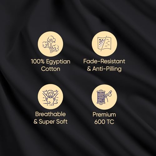 JS Sanders Collection 4PC Boat Sheet Set Universal XL V Berth, Black