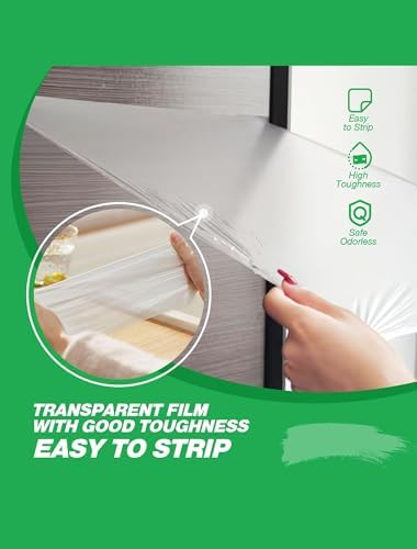 E-SDS Masking Liquid Tape, 16 fl.oz Transparent Peelable Coating for Window