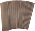 25 Pack Black Walnut Wood Veneer Lumber 1/8 Inch Thin Wood Strips, 3" x 18" Unfinished Solid Hardwood Blanks for Laser Engraving, Cnc Cutting, Carving, Pyrography, DIY Craft and Woodworking