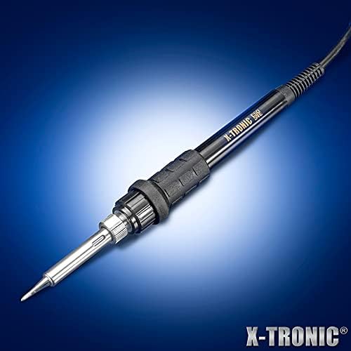 The Original X-Tronic 3020-XTS • 75W Soldering Iron Station • LED • 2 Helping Hands • Roll of Solder • Brass Sponge w/Cleaning Flux • Wet Sponge • °C/°F Conversion Switch • 10 Minute Sleep Feature!