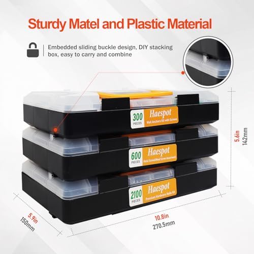 3000-Piece Hardware Assortment Kit