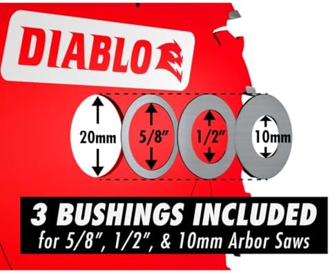 Diablo Fast Framing Saw Blade for Wood - 5-1/2" Diameter, 18 ATB Teeth