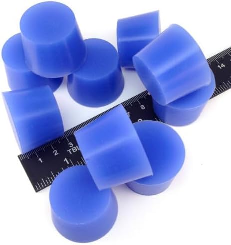 High Temp Masking Supply 1.187" x 1.437" (1-3/16 x 1-7/16) Silicone Rubber Plugs - Stoppers for Powder Coating, Painting, Automotive, Crafts - Non-Toxic, Flexible, Reusable STP7 (50 Pack)