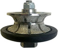 1-1/2" Full Bullnose Profile Wheel for Angle Grinders, Shape V