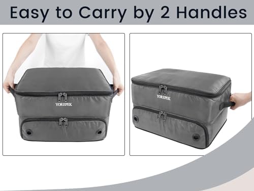 YOREPEK Golf Gifts for Men, 2 Layer Golf Trunk Organizer for 2 Pair Shoes