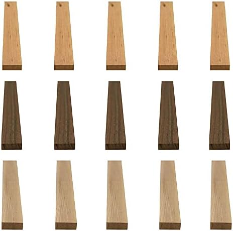Exotic Wood Zone's 3/4" x 2" x 24" Combination of 5 Walnut, 5 Cherry, and 5 Maple - 15 Boards per Box