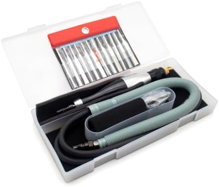 iDili Pneumatic Ultrasonic Grinding Machine Air Die Grinder Polisher Air Lapper Linear Reciprocating Stroke Polishing Deburring Files