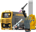 TOOLIOM 135A 110V Stick Welder Kit with Lift TIG Torch, rods & Gloves