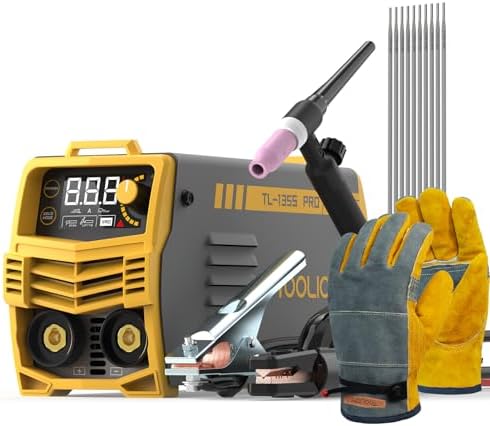 TOOLIOM 135A 110V Stick Welder Kit with Lift TIG Torch, rods & Gloves