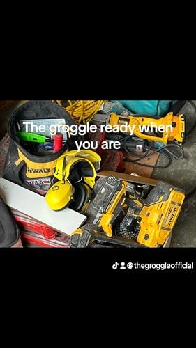 Combination Safety Glasses and Safety Earmuff. Unique, New, PPE, Protective Shield Prevents Damage and Scratching. Provides Convienence, Comfort, NRR 26 Db Passive Hearing Protection.