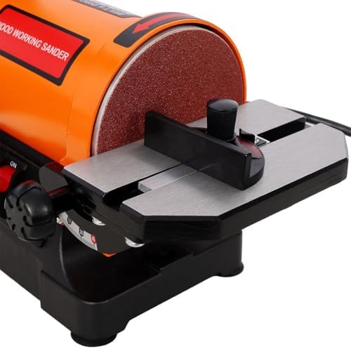 1" x 30" Belt Sander with 5" Disc Sander Combo, Benchtop Belt Disc Sander with Adjustable Work Table, Dual Dust Ports & Quick Release Lever for Woodworking Metal Grinding