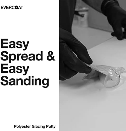 Evercoat Polyester Glazing Putty for Galvanized Steel, Aluminum, Fiberglass & More - 20 Oz