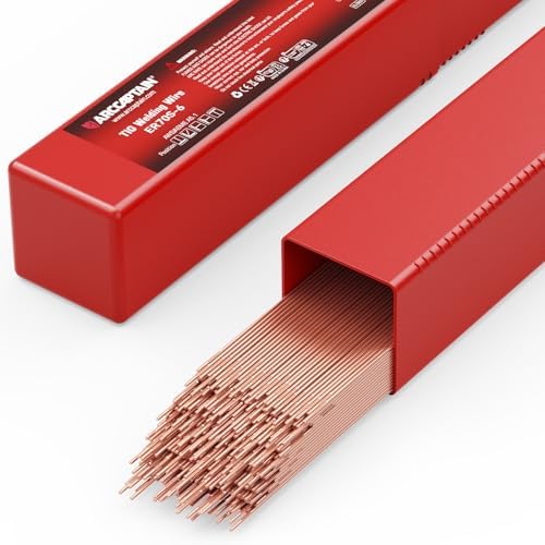 ARCCAPTAIN Mild Steel TIG Welding Rod ER70S-6, 1/16" X 16", 5LB