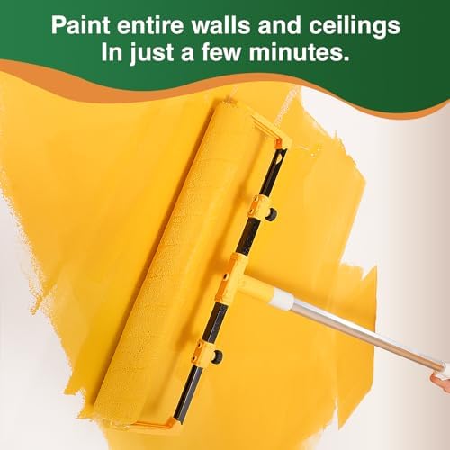 Voomey 18" Paint Roller Kit，10Pc Paint Roller Tray with Liner