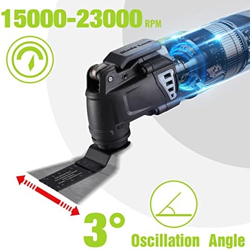 WORKPRO 3.0 Amp Corded Oscillating Multi-Tool Kit
