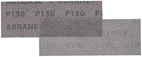 Mirka Abranet 2.75x8 Inch 150 Grit Mesh Sanding Sheets Hook & Loop, 50 Pack