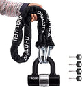 Motorcycle Chain Lock, 5FT Long Heavy Duty Anti Theft Bike Lock Chain