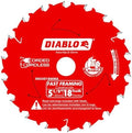 Diablo Fast Framing Saw Blade for Wood - 5-1/2" Diameter, 18 ATB Teeth