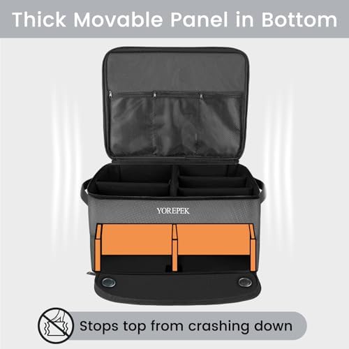 YOREPEK Golf Gifts for Men, 2 Layer Golf Trunk Organizer for 2 Pair Shoes