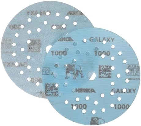 Mirka Galaxy Multifit 5'' Ceramic Sandpaper 1000 Grit Hook & Loop 50 Pack