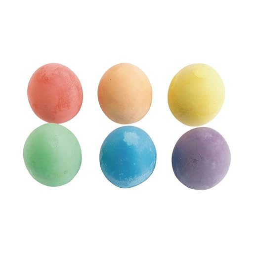 Colorations Chunky Chalk Eggs, Set of 18, for Kids and Toddlers, Easy Grip, Non-Toxic, Assorted Colors, 2 1/8 X 1 1/2 inches, Outdoor Play, Create, Drawing, Assorted Set (CHALKEGG)