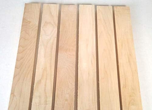Woodchucks Wood Maple 3/4 Inch x 2 Inch x 16 Inch Solid Hardwood Lumber as Cutting Board Wood (10 Pack)