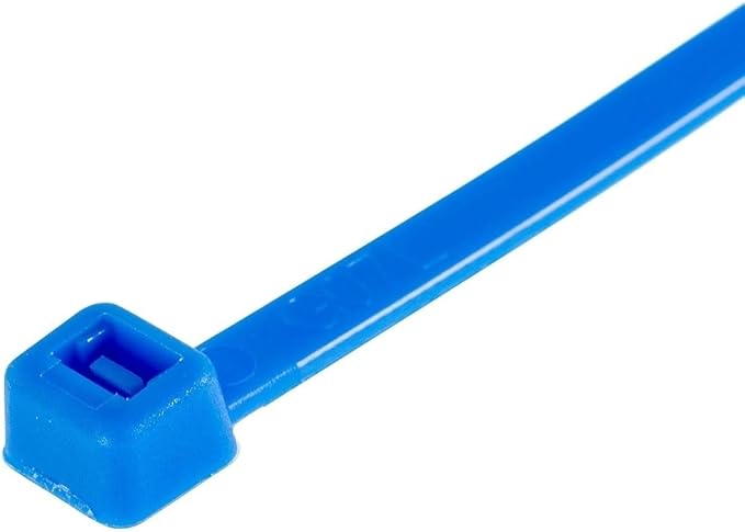 GTSE 14 Inch Blue Zip Ties, 1,000 Bulk Pack, 50lb Strength, UV Resistant Long Nylon Cable Ties, Self-Locking 14" Tie Wraps