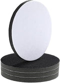 Boao 4 Pieces 6 Inch Interface Pads Hook and Loop Foam Sanding Pads