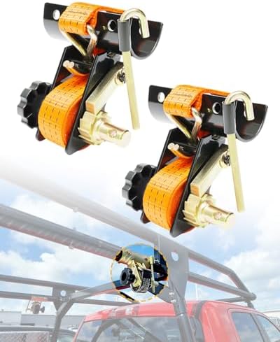 Rack Ratchet Straps, Ladder Rack Straps, Truck/Lumber/Pipe/Roof Rack Straps