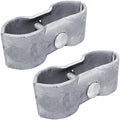 1-7/8" Galvanized Chain Link Fence Panel Clamps with Bolts & Nuts - Saddle Clamps for Dog Kennels & Temporary Fencing (2 Pack)