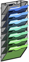 Kuntine.B Wall File Organizer Office Hanging Magazine Holder Wall File Organizer for Office Home