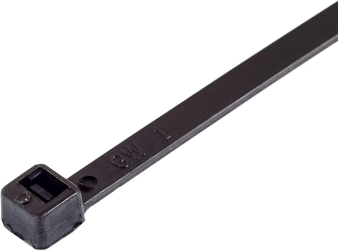 GTSE 12 Inch Black Heavy Duty Zip Ties, 1,000 Bulk Pack, 120lb Strength, UV Resistant Nylon Cable Ties, Self-Locking 12" Tie Wraps