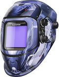 ARCCAPTAIN Auto Darkening Welding Helmet, 3.94"X3.66" Large Viewing Screen