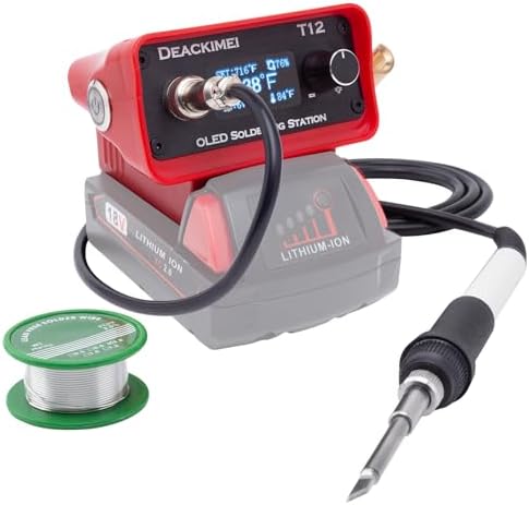 Cordless Soldering Iron Station Kit for Milwaukee M18 18V Battery