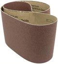 Benchmark Abrasives 6” x 48” Aluminum Oxide Sanding Belts for Grinding Deburring Polishing Rust Removal on Metal, Stainless Steel, and Carbon Steel, Use with Belt Disc Sander (2 Pack) - (180 Grit)