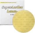 Super Assilex Flexible 6 inch Sanding Discs, Lemon K-800, No Holes, Hook & Loop, 193-1510, 25 Discs