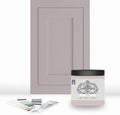ALL-IN-ONE Paint by Heirloom Traditions, Haze (Gray Lavender), 8oz Sample - Durable cabinet and furniture paint. Built in primer and top coat, no sanding needed. Includes our 30 featured color card.