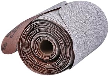 Norton A275OP PSA Adhesive Sandpaper Roll, 400 Grit Sandpaper, Woodworking and Automotive Sand Paper for Orbital Sander, 6 Inch Sanding Discs, Roll of 100