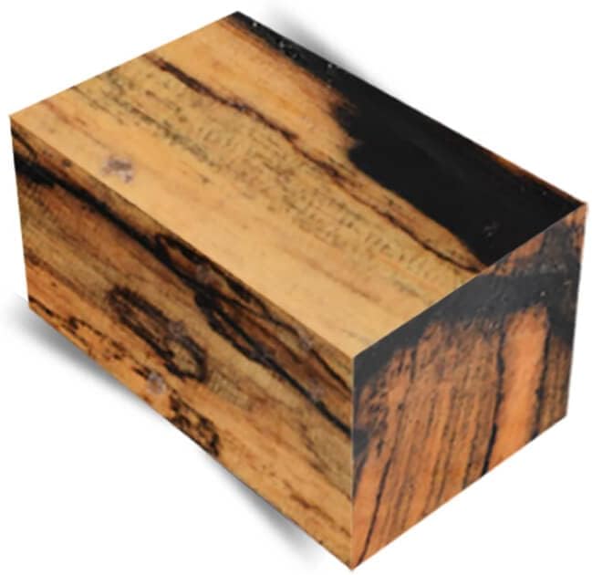Exotic Wood Black and White Ebony Lumber Many Sizes for Hobby Craft Woodworking Projects Pale Mone Ebony Royal Ebony Woodturning Timber (1.75"x1.75"x3")