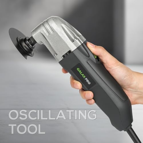 GALAX PRO Corded Oscillating Multi Tool Kit 2.0-Amp with 11Pcs Accessories