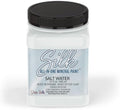 Dixie Belle Silk All-in-One Mineral Paint - Salt Water (32 Fl Oz) - Off-White Water Based Built-In Primer + Topcoat for Wood + Metal - Durable Furniture Paint - Low Reflective Finish